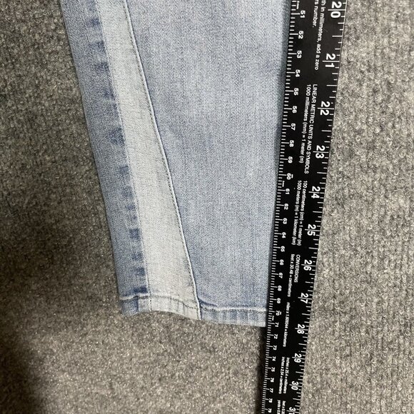 NYDJ Jeans Womens 6 Blue Legging Light Wash Cotton Stretch Blend Mid Rise Denim - Picture 9 of 16